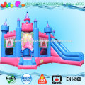 attractive inflatable jumping slide combo,kids inflatable princess castle slide for sale